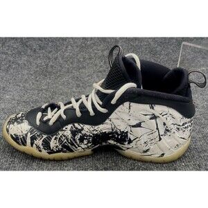 Nike Air Foamposite One Safari GS Black White Orange 644791-011 Youth 7Y